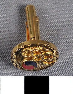 Thumbnail of Commemorative Olympic Cuff Link (1977.01.0940A)