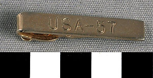 Thumbnail of Tie Clip: "USA - 57" (1977.01.0941)