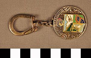 Thumbnail of Commemorative Key Chain: "Semaines Internationales De Grenoble Chamrousse" (1977.01.0958)