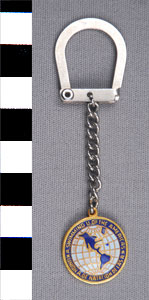 Thumbnail of Commemorative Key Chain: "Union A De Natacion De Las A" (1977.01.0963)