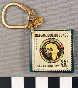 Thumbnail of Commemorative Key Chain: "Republique Du Congo" (1977.01.0964B)