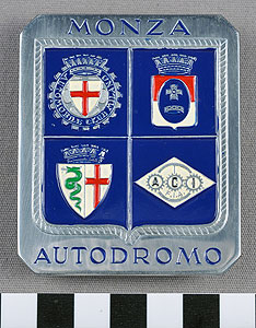 Thumbnail of Plaque: "Monza Autodromo" (1977.01.0975A)