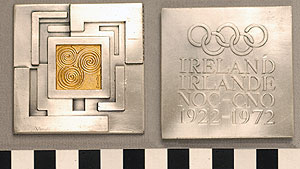 Thumbnail of Irish Olympic Commemorative Medallion (1977.01.0979B)