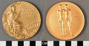 Thumbnail of 1972 Olympic Gold Medal (1977.01.0986)