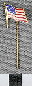 Thumbnail of Decorative Pin: U.S. Flag (1977.01.1003)