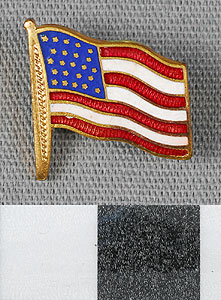 Thumbnail of Lapel Pin: U.S. Flag (1977.01.1004)