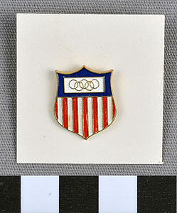 Thumbnail of Commemorative Olympic Pin: Official Emblem (1977.01.1009C)