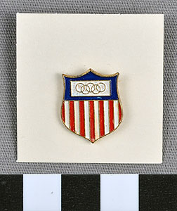 Thumbnail of Commemorative Olympic Pin: Official Emblem (1977.01.1009E)