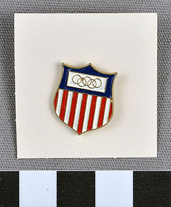 Thumbnail of Commemorative Olympic Pin: Official Emblem (1977.01.1009I)