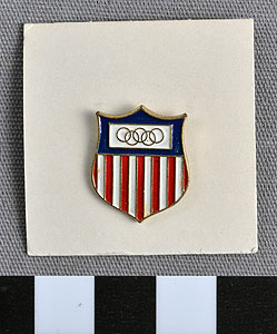 Thumbnail of Commemorative Olympic Pin: Official Emblem (1977.01.1009O)