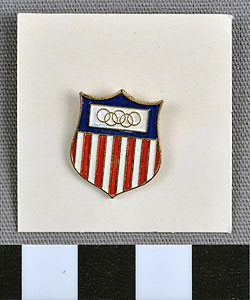 Thumbnail of Commemorative Olympic Pin: Official Emblem (1977.01.1009Q)