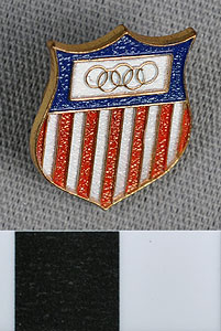 Thumbnail of Commemorative Olympic Pin: Official Emblem (1977.01.1009W)