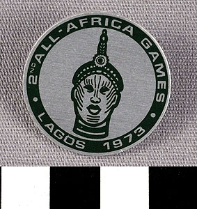 Thumbnail of Commemorative Pin: 2nd All Africa Games (1977.01.1023)
