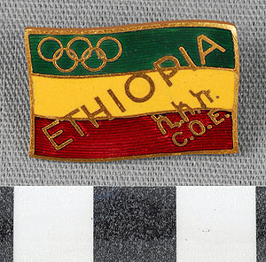 Thumbnail of Commemorative Olympic Pin: "Ethiopia" (1977.01.1044)