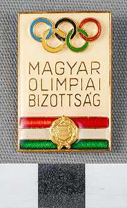Thumbnail of Commemorative Olympic Pin: Hungary Olympic Committee (1977.01.1047)
