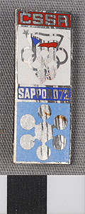 Thumbnail of Commemorative Olympic Pin: "C.S.S.A., Sapporo 1972" (1977.01.1054)