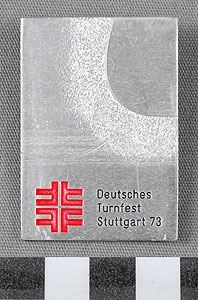 Thumbnail of Commemorative Pin: German Gymnastics Festival (1977.01.1056)