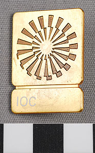 Thumbnail of Identification Badge: I.O.C, International Olympic Committee (1977.01.1058)
