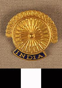Thumbnail of Commemorative Olympic Pin: India (1977.01.1115)