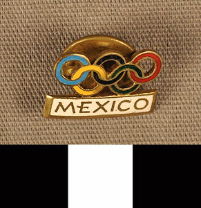 Thumbnail of Commemorative Olympic Pin: Mexico (1977.01.1118)