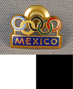 Thumbnail of Commemorative Olympic Pin: Mexico (1977.01.1119)
