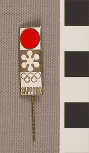 Thumbnail of Commemorative Olympic Stickpin: "Sapporo" (1977.01.1123)
