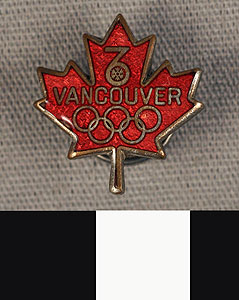 Thumbnail of Commemorative Olympic Pin: Vancouver (1977.01.1128)