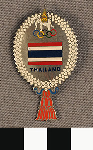 Thumbnail of Commemorative Olympic Stick Pin: Thailand (1977.01.1136)