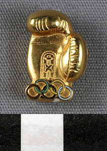 Thumbnail of Commemorative Olympic Tie Tack (1977.01.1144)
