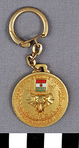 Thumbnail of Commemorative Key Chain: "Troisieme Semaine Nationale" (1977.01.1152)