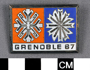 Thumbnail of Commemorative Olympic Pin: Grenoble (1977.01.1154)