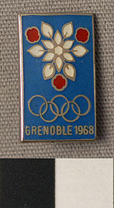 Thumbnail of Commemorative Olympic Pin: Grenoble (1977.01.1155)