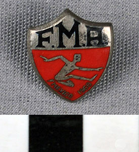 Thumbnail of Commemorative Pin: "F.M.A. Mexico 1968" (1977.01.1165)