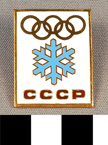 Thumbnail of Commemorative Olympic Pin: USSR (1977.01.1171)