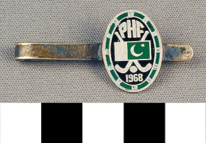 Thumbnail of Commemorative Tie Clip for Pakistan Hockey Federation (1977.01.1173)