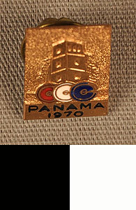 Thumbnail of Commemorative Pin for CCC in Panama (1977.01.1179)