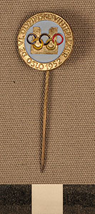 Thumbnail of Commemorative Olympic Stick Pin (1977.01.1184)