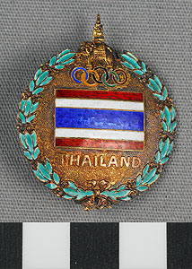Thumbnail of Commemorative Pin for  III Asian Games  in Tokyo: Thailand (1977.01.1191)