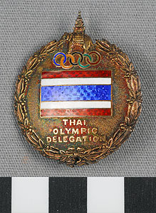 Thumbnail of Commemorative Pin: Thai Olympic Delegation, III Asian Games (1977.01.1192)