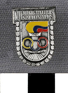 Thumbnail of Commemorative Pin: "VII Juegos Atleticos Nacionales" (1977.01.1201)