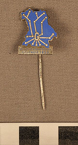 Thumbnail of Stick Pin: "Sternlout z. Sportschule, Grünwald 1950" (1977.01.1211)