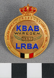 Thumbnail of Commemorative Tie Tack: International Cross-Country Union (1977.01.1217)