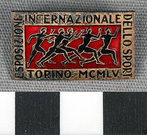 Thumbnail of Pin: "Esposizione Internazionale Dello Sport, Torino - MCMLV" (1977.01.1223)