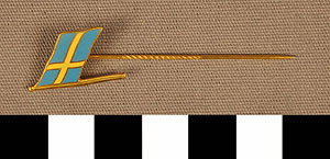 Thumbnail of Commemorative Pin: Swedish Flag (1977.01.1233)
