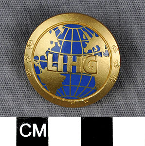 Thumbnail of Commemorative Pin: "L.I.H.G." (1977.01.1237)