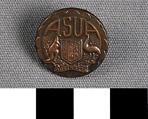 Thumbnail of Pin: "A.S.U.A." (1977.01.1252)