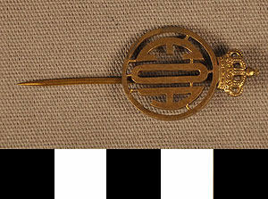 Thumbnail of Stick pin: "E.O.A." (1977.01.1259)