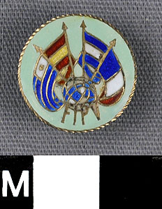 Thumbnail of Commemorative Cuff Link: "FIPV" (1977.01.1290)