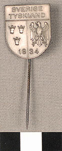 Thumbnail of Commemorative Stick Pin: Tyskland, Sweden (1977.01.1302B)