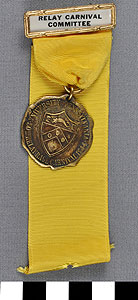 Thumbnail of Relay Carnival Committee Badge: 50th Relay Race Carnival, University of Pennsylvania (1977.01.1344)